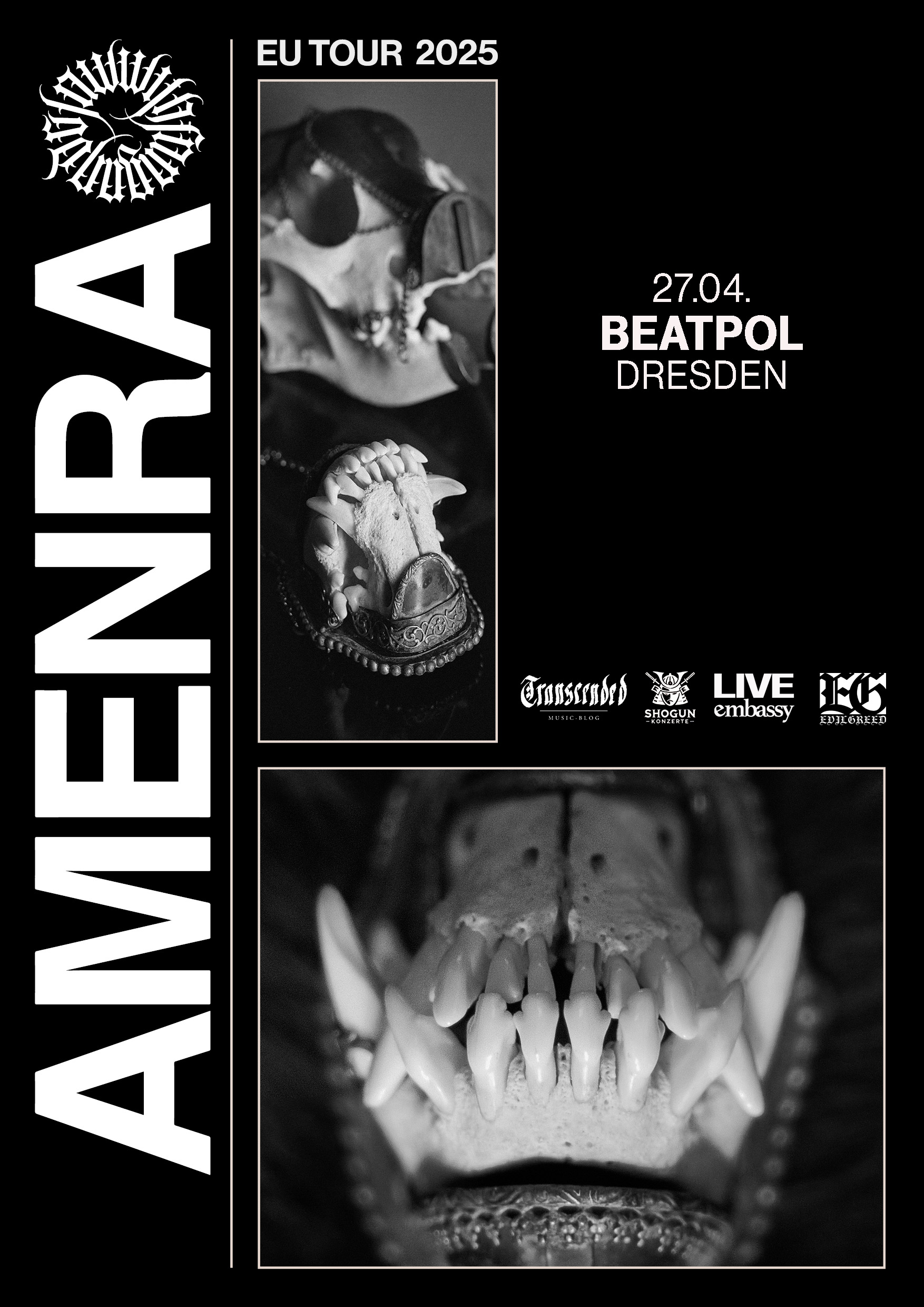 Amenra – 2025 – Dresden Plakat Amenra - 2025 - Dresden Plakat