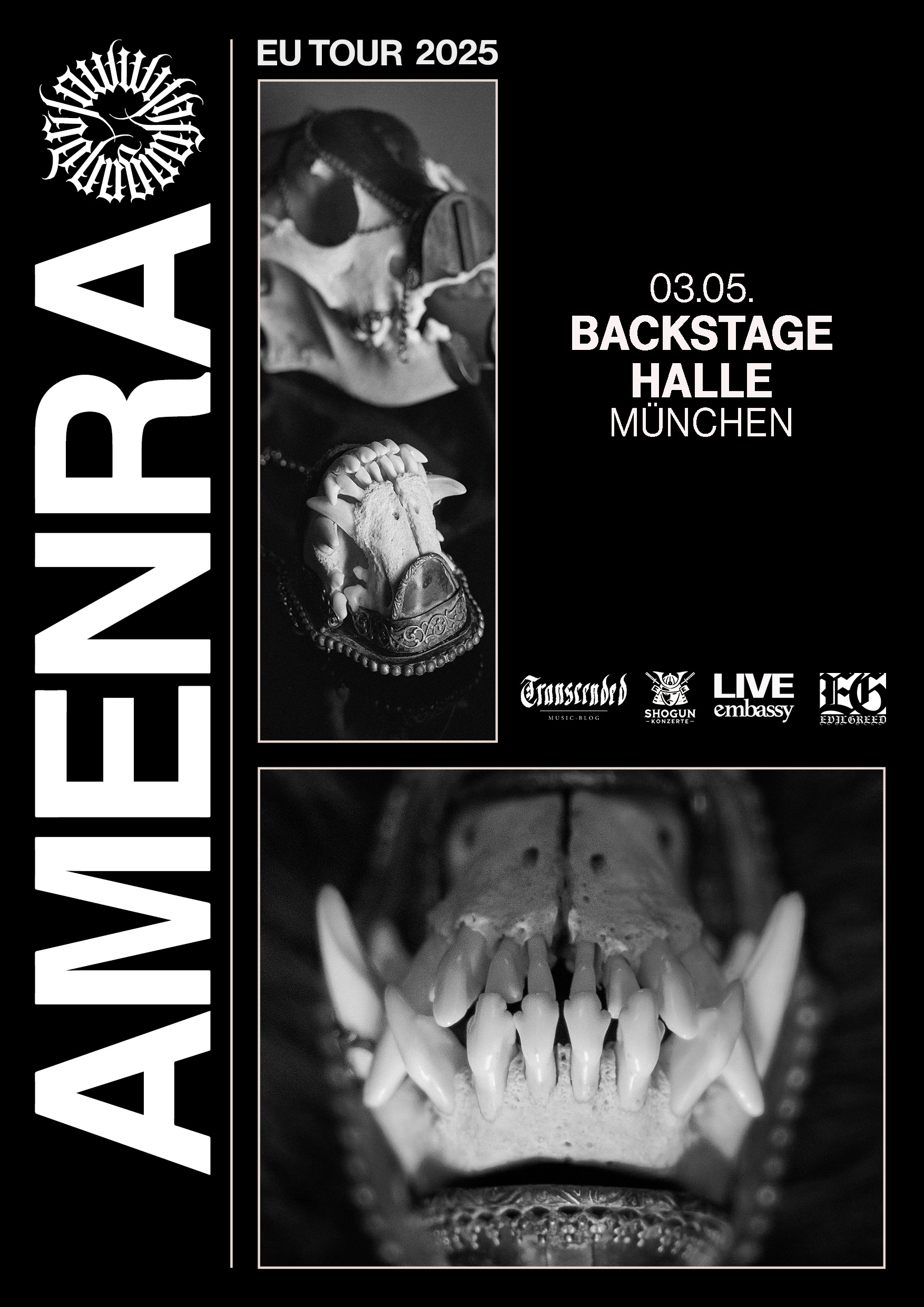 Amenra – 2025 – Muenchen Plakat Amenra - 2025 - Muenchen Plakat